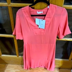 NWT A.L.C Women Orange Dress, size 0